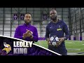 Former Tottenham Hotspur Star Ledley King Visits Vikings Practice Facility