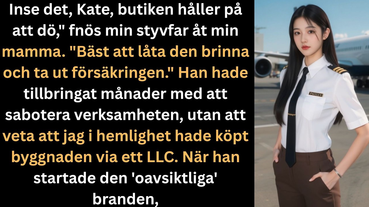 Klockan 23.42 såg jag min styvfar smyga in i mammas antikaffär med en bensinbehållare och en tändare. I tre månader hade jag bevittnat hur han metodiskt förstörde allt hon byggt upp, och nu skulle...