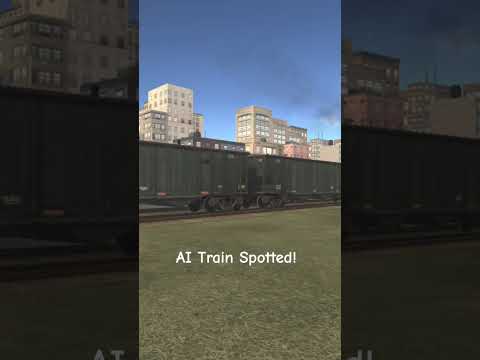 AI Train Spotted! #shortsviral #train