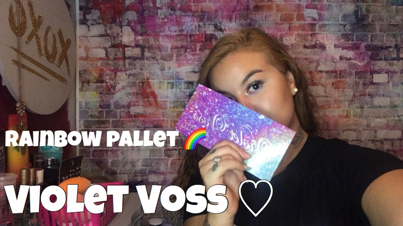 VIOLET VOSS RAINBOW PALLET/PUR HYDRA FLUID FOUNDATION!!!+GIVEAWAY