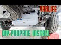 VANLIFE | DIY Mounting Propane Tank Under Van | Ram Promaster