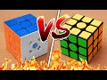 Stickers VS Stickerless Rubik's Cubes