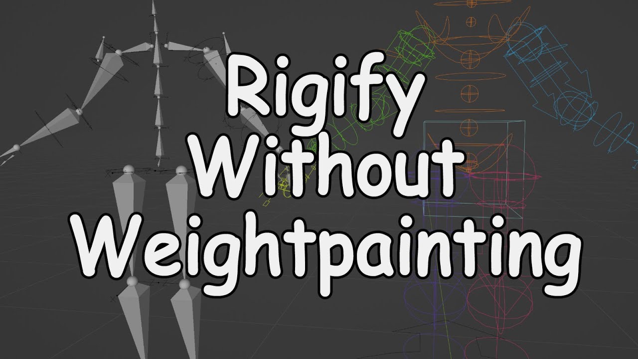 Blender Rigify on Game Models Without Weight Painting