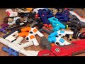 TESTING AND COLLECTING THE NEW GUN UNBOXING 100 TOYS GUN BATTLE CHALLENGE 