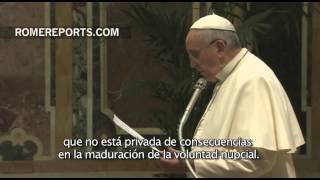 Papa al Tribunal de la Rota: Como quisiera que todos los procesos fueran gratuitos! Papa al Tribunal de la Rota: Como quisiera que todos los procesos fueran gratuitos!