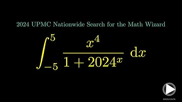 Integral #1: Polynomial x Exponential Integral (UPMC Nationwide Search for the Math Wizard 2024)