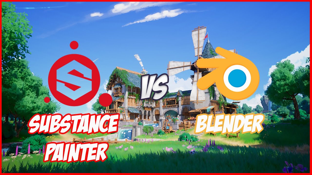 Substance Painter Vs Blender | which one is better for Texturing Your  Models ? - YouTube