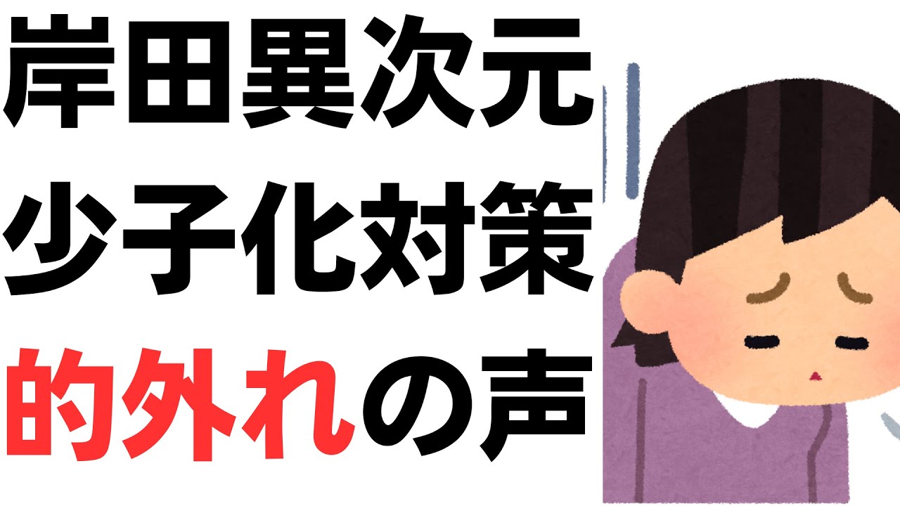 岸田首相・こども未来戦略方針を正式決定も的外れの声だらけ…週休3日制とショボい給付で負担増やすより、国民の税・社会保険料負担を減らせ！を扱う動画のサムネイル
