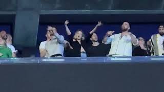 Travis Kelce, Gigi Hadid and Bradley Cooper Sing Along at Taylor Swift Concert