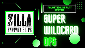 Wildcard Weekend NFL DFS | Adjusted Line Play Report