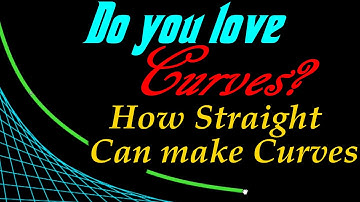 Making a Curved Line Using Nothing But Perfectly Straight Lines!