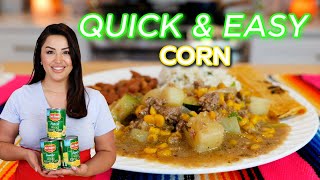 How to make The BEST Ground beef potato &amp; Corn Stewed Dinner Recipe | Picadillo de carne molida