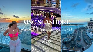 MSC SEASHORE CRUISE VLOG 2024 l  Port Canaveral 7 Day Cruise (First MSC Cruise)