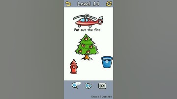 Brain Crack Level 14 | Put Out The Fire | Games Squeezer | #braincrack