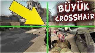 DÜNYANIN EN BÜYÜK CROSSHAİR İLE VS ATIYORUZ ! BÖYLE BASİT (CSGO)