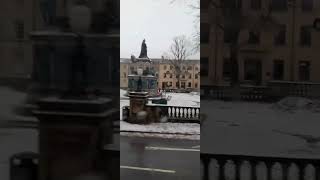 Dalton Square was covered by the #snow today #LancasterOnIce #lancaster