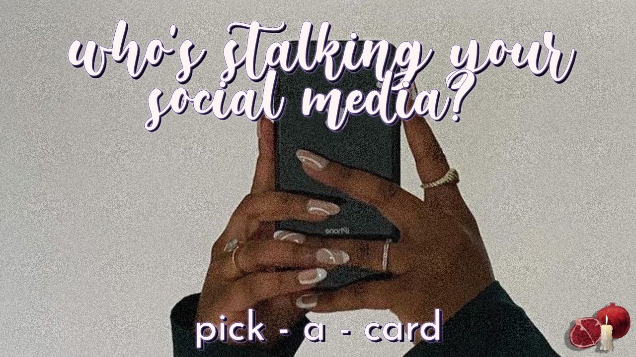 pick a card 🔮👀 who’s stalking your social media? 🤳🫣🌟 #tarot