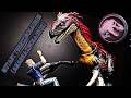 custom Mattel Jurassic world mutant Therizinosaurus (Amargazinosaurus) toy