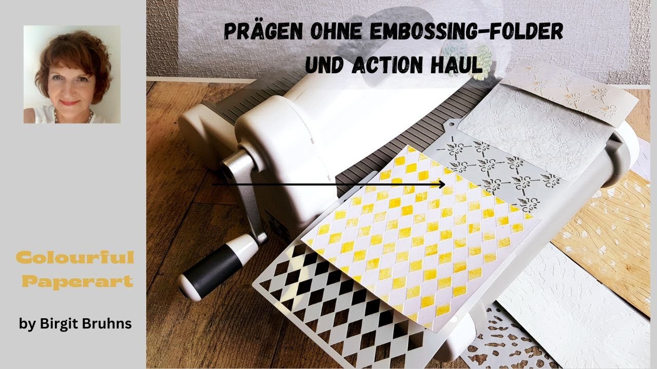 Preisgünstig Papier prägen mit Schablonen,  -  Big Shot- Action Haul