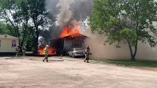 Fire in Crookston - KROX