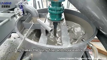 Prestressed Grouting System Portable Mobile Intelligent Mixer—Liuzhou Lingqiao