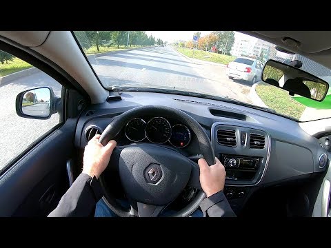 2016 Renault Logan 1.6 (82) POV TEST DRIVE