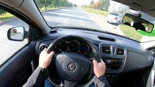 2016 Renault Logan 1.6 (82) POV TEST DRIVE