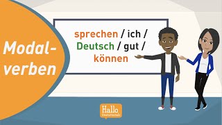 Deutsch lernen A1 | Modalverben im Satz | Grammatik und Deutschübungen