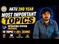 OPERATING SYSTEM IMPORTANT TOPICS | AKTU OPERATING ONESHOT | AKTU OPERATING SYSTEM | CAMPUS CIRCUIT