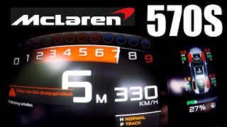 McLaren 570S Acceleration 0-330 km/h