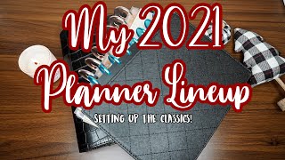 My 2021 Planner Lineup! | Pt. 2: Setting up my classic sized planners! | The Happy Planner , C&P