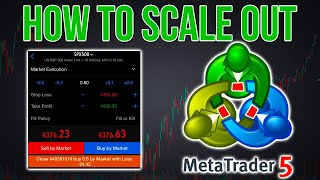 How To Scale Out Of Positions On Meta Trader 5 (Mobile)