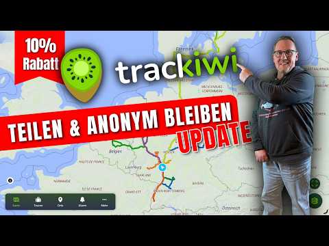 Trackiwi App Update: Endlich sicher Routen teilen!