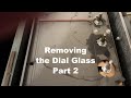 Magnavox Astro Sonic Dial Glass Removal Part 2 IP3813