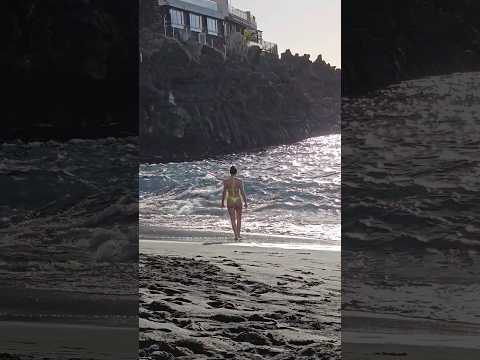 Медитация с волнами #тенерифе #волны #tenerife #пляж #travel #путешествия