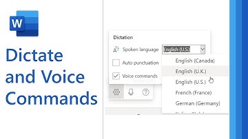 How to use Dictation and voice commands in Microsoft Word