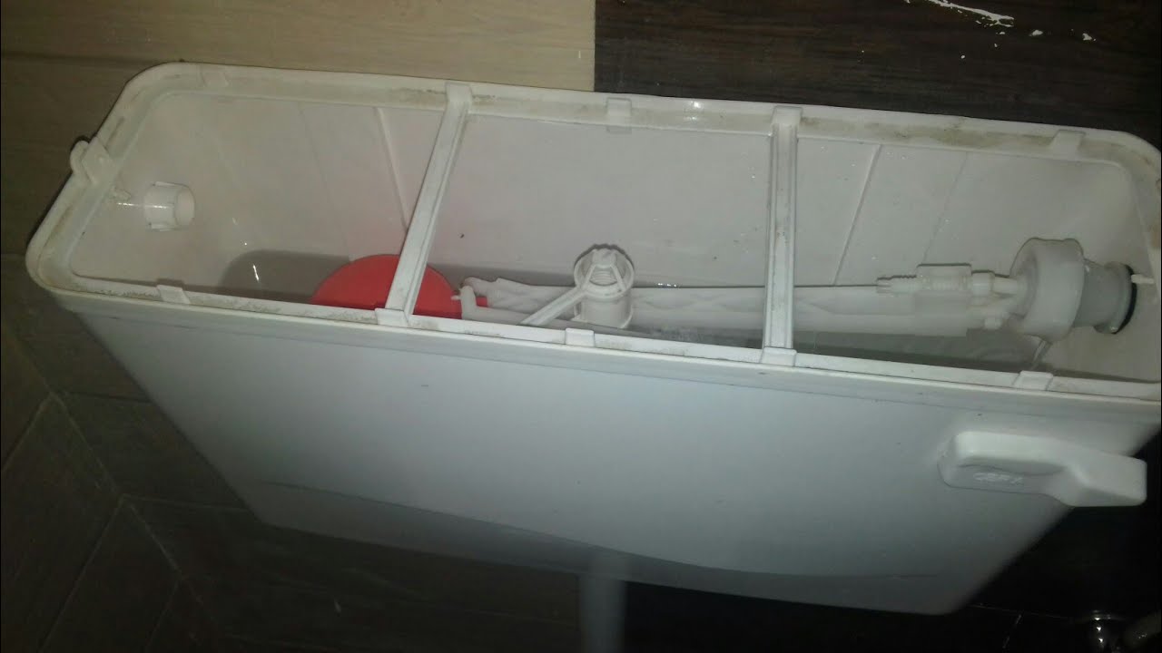 Pvc cistern repair #plastic cistern repair #plastic cistern flush problem -  YouTube