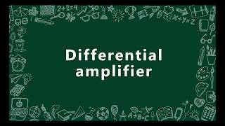 How does a differential amplifier work (Udemy Course)