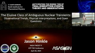 The Elusive Class of Ambiguous Nuclear Transients: Observational Trends, ... ▸ Jason Hinkle (Hawaii)