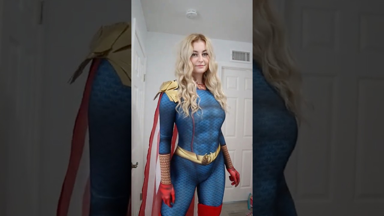 Homelander Cosplay Review #anime #game #fpy #theboys #homelander #vox #costume #cosplay #girl