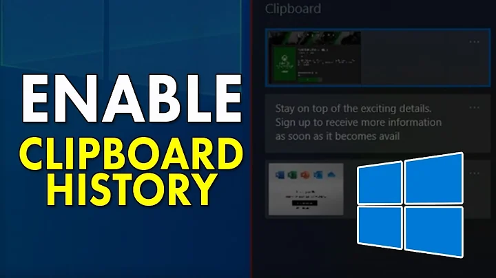 How to Enable Clipboard History in Windows 10 [ Copy & Paste Multiple Items ]