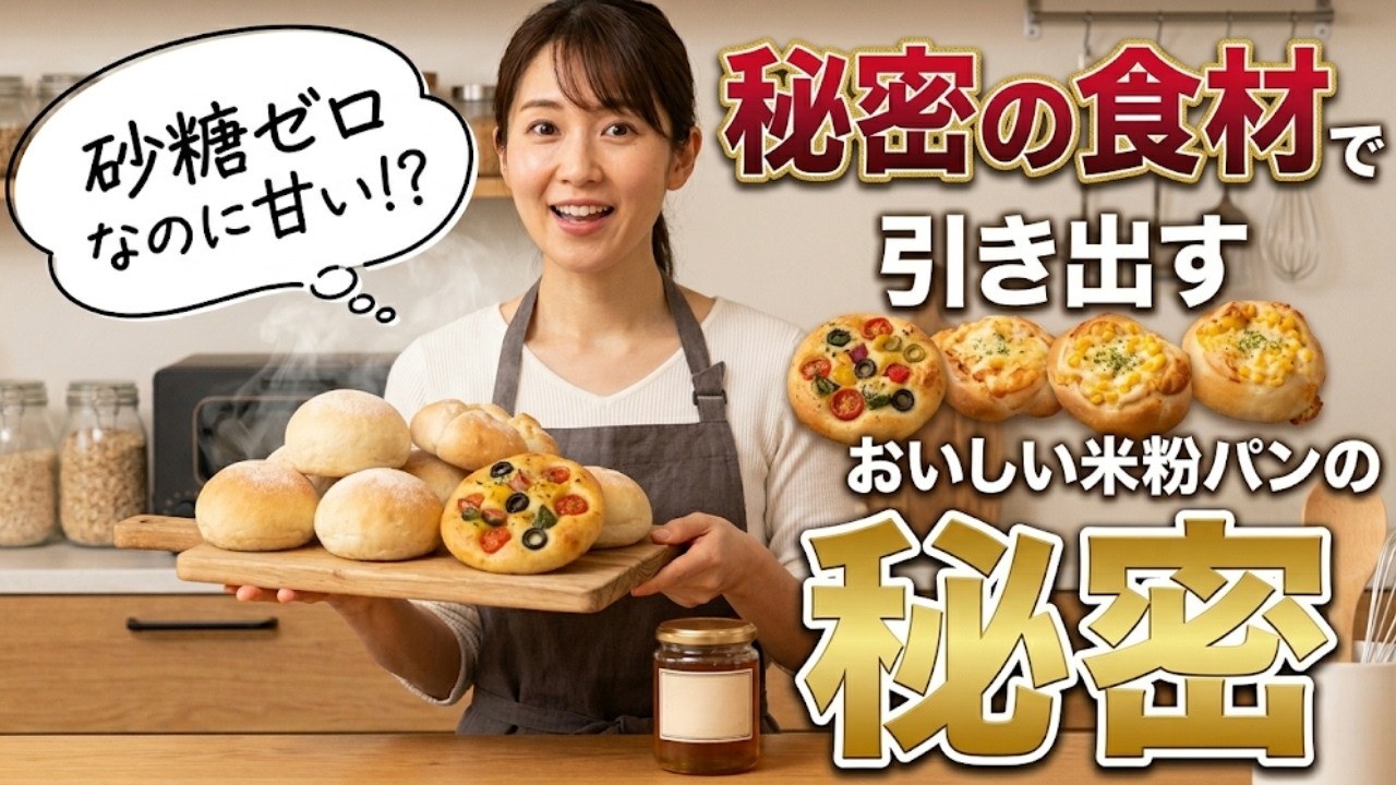 Sugar-Free Bread Making] Kids will gobble it up! Unexpected
