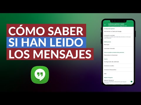 Cómo Puedo Saber si la otra Persona ha Leído un Mensaje en Hangouts