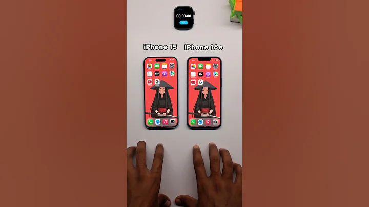 🤯 iPhone 15 vs iPhone 16e: Speed Test Showdown! #shortvideo #iphone