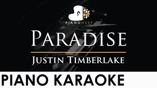 Justin Timberlake - Paradise ft. NSYNC - Piano Karaoke Instrumental Cover with Lyrics