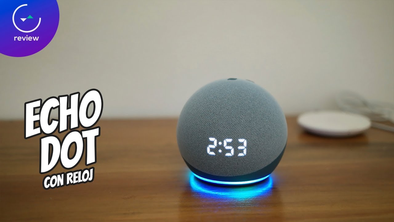 Bocina  Echo Dot Reloj 4ta. Gen. Alexa Asistente Inteligente