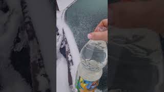 Как быстро очистить стекла от слоя льда после ледяного дождя