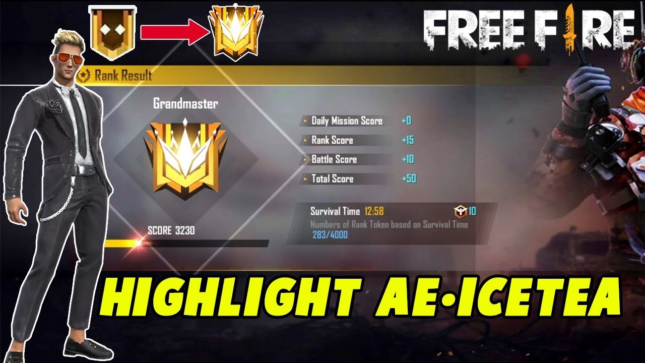 HIGHLIGHT DEANDRA MENUJU GRANDMASTER SEASON 13 GARENA FREE FIRE YouTube