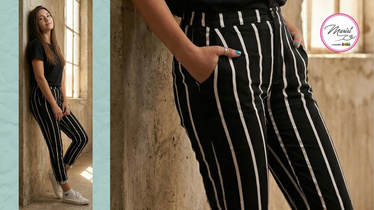 #06 Aprende a coser pantalón de dama paso a paso