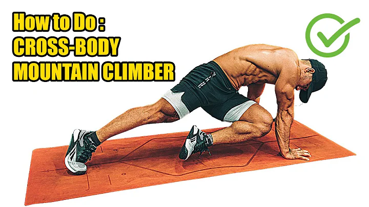 HOW TO DO CROSS BODY MOUNTAIN CLIMBER - 408 CALORIES PER HOUR ( Body weight of 150 lbs ).